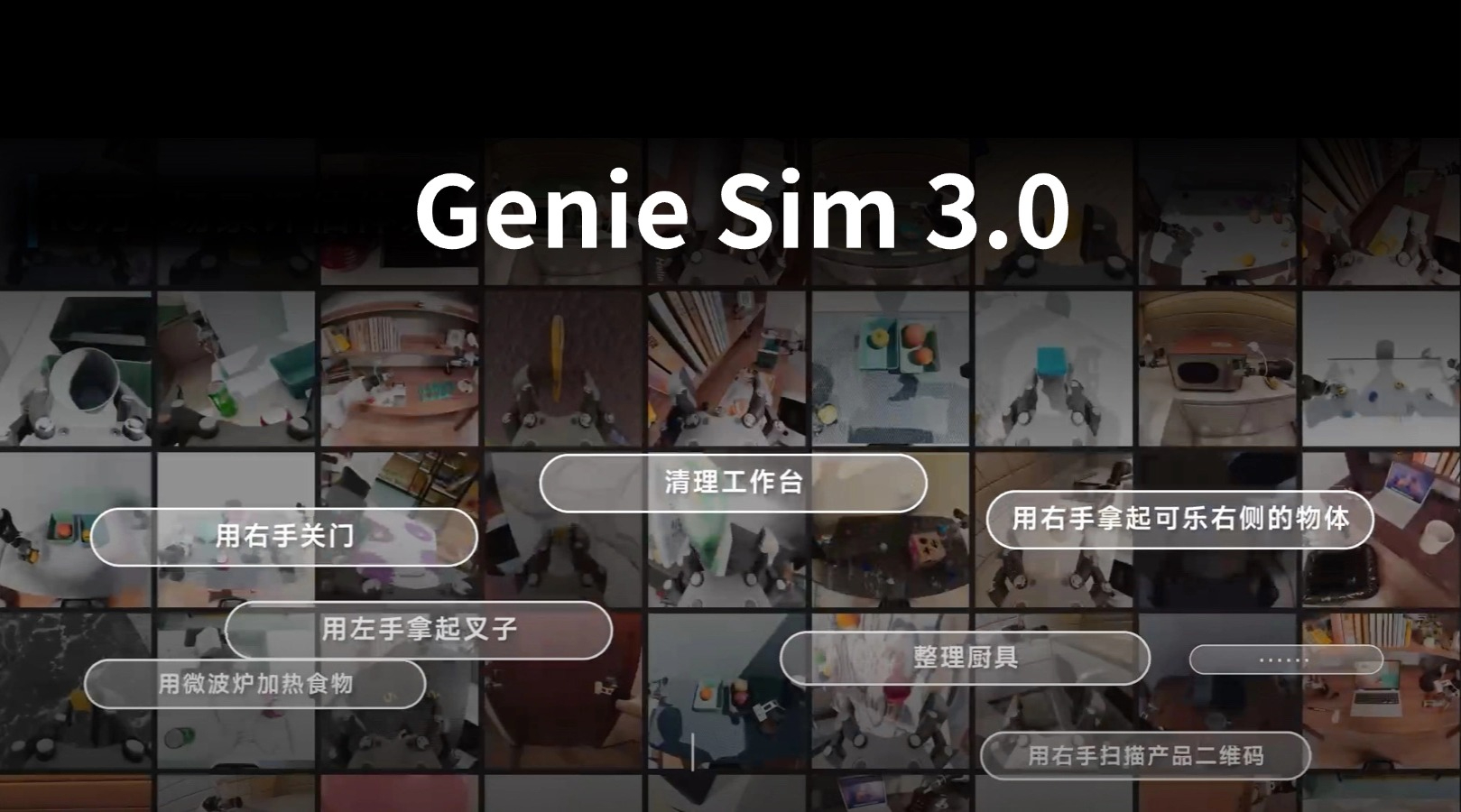  今年会在CES发布业内首个大语言模型驱动的开源仿真平台 Genie Sim 3....